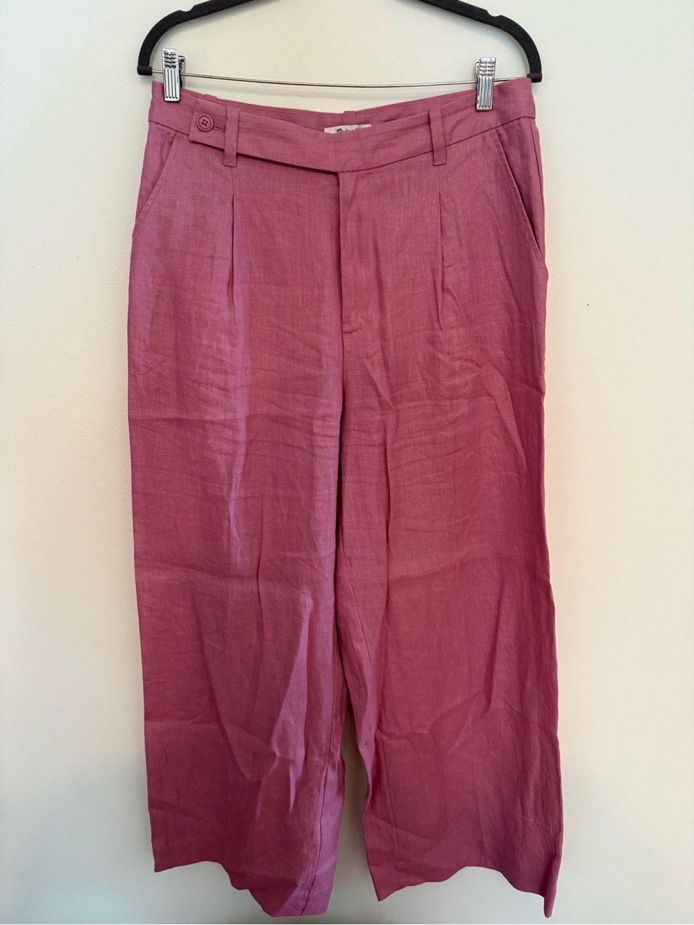 Madewell Harlow Wide Leg Pant in 100% Linen - Picture 3 of 5